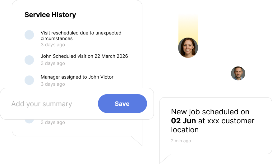 Medical and technical field service compliance documentation